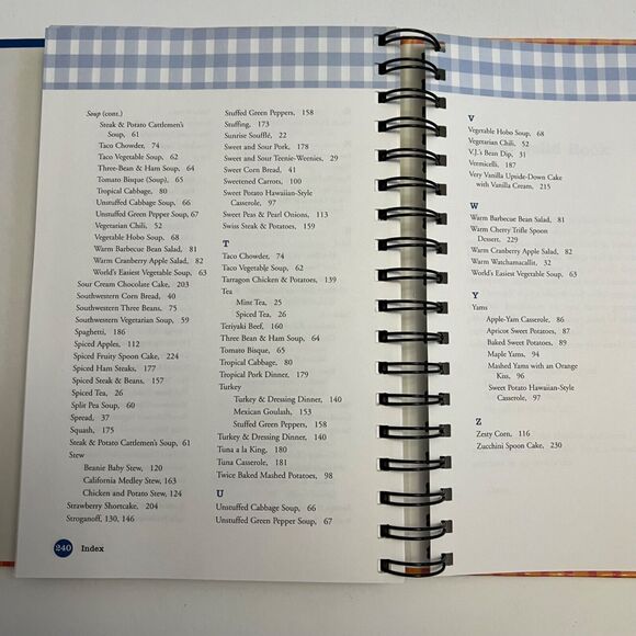 Cookbook Busy People's Slow Cooker Cookbook Hardcover Spiral Bound - Picture 11 of 13